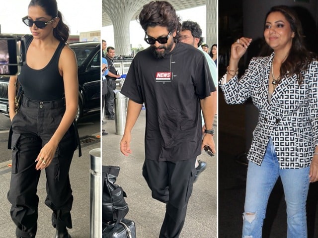 Photo : Trust Deepika Padukone, Gauri Khan And Allu Arjun To Serve The Best Airport Fashion