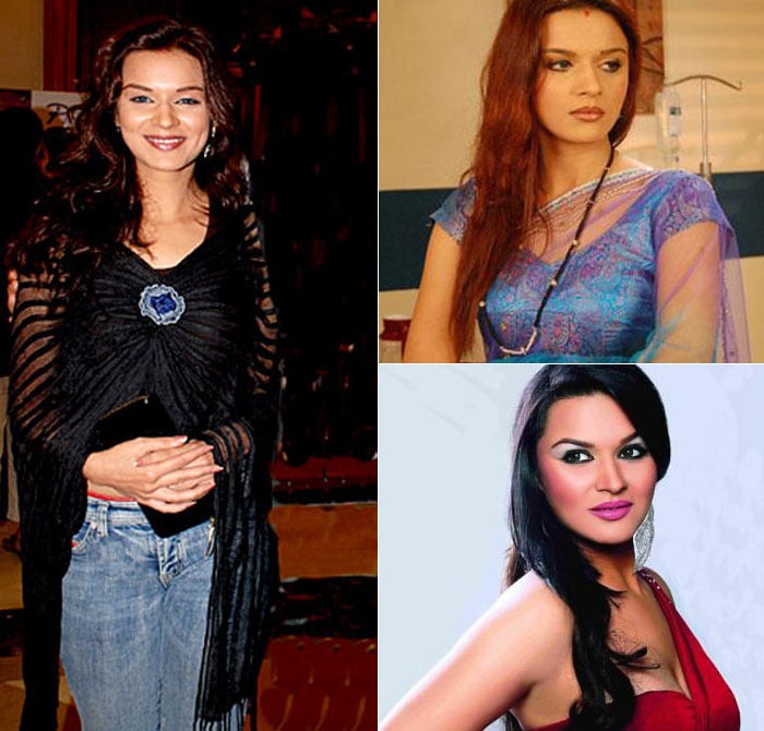 <B>Aashka Goradia:</b>: Don't let her angelic look fool you ? Aashka's a devil in disguise as the perpetually scheming sister in <i>Laagi Tujhsey Lagan</i>.