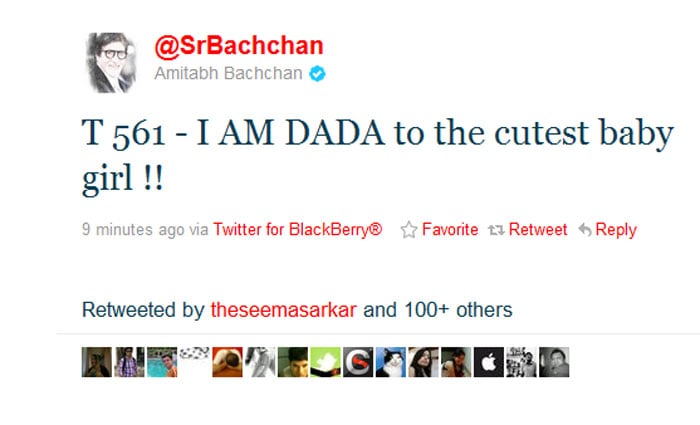 Star wishes pour in for Bachchan baby
