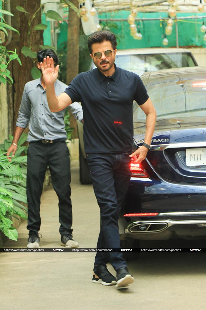 Anil Kapoor was spotted in Juhu on Wednesday.