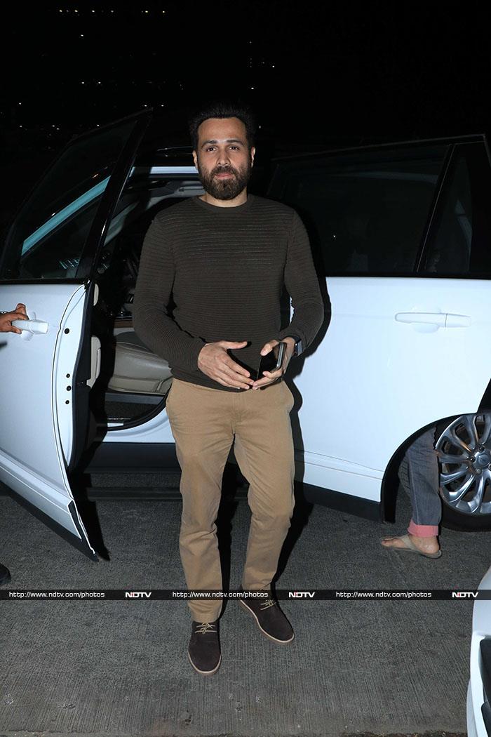 <i>Why Cheat India</i> actor Emraan Hashmi was spotted at a cafe in Mumbai.