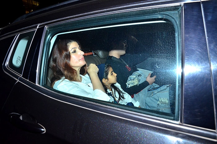 Twinkle Khanna Attends Mission Mangal Screening With Film With Nitara And Aarav