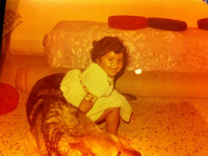 Gul Panag posted a few of her childhood pics.