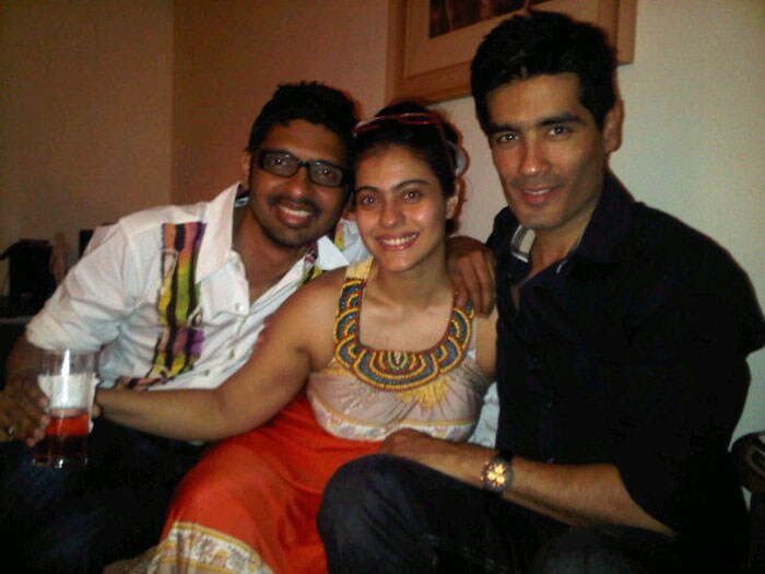 Designer Manish Malhotra posted this pic of Kajol and him. "With my dearest friends," he tweeted.