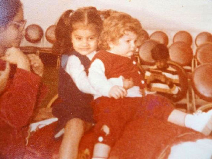 Actor Neil Nitin Mukesh posted two photos of his childhood that were sent to him by his sister. Neil Nitin tweeted, "Was chatting with my sister. She zest me 2 pics. This is her and me on my first birthday."