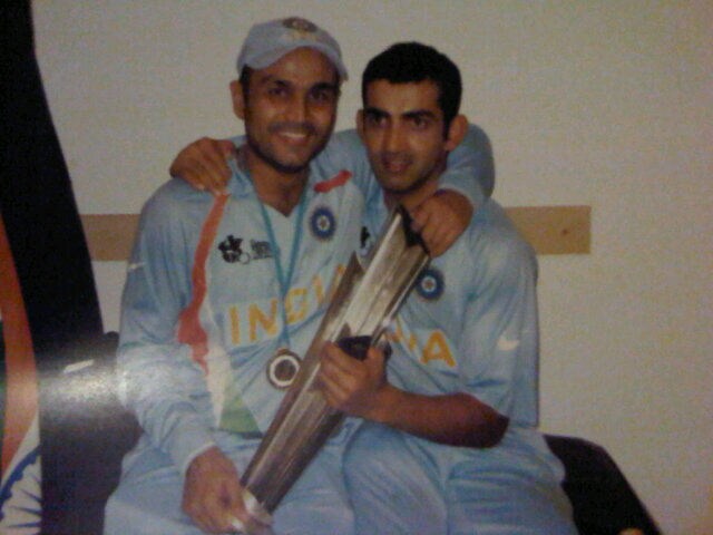 Viru and Gautam Gambhir both want a piece of the action.