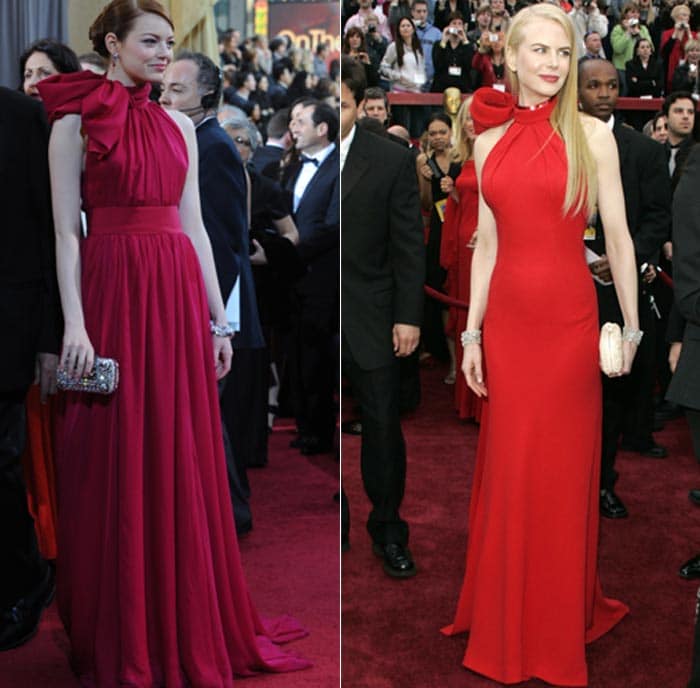Same-to-same: Emma Stone looks very like Nicole Kidman
