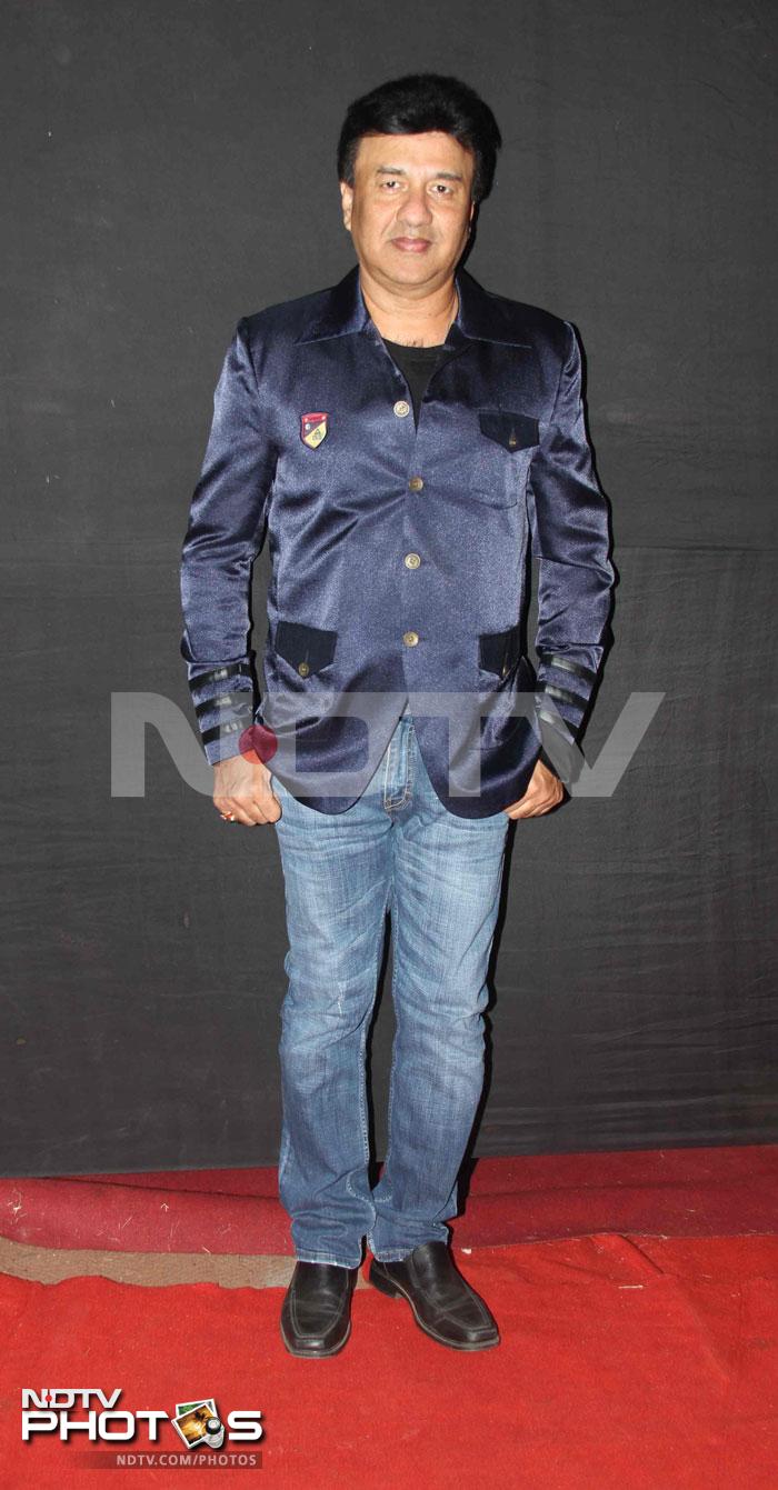 Music director Anu Malik at the show.