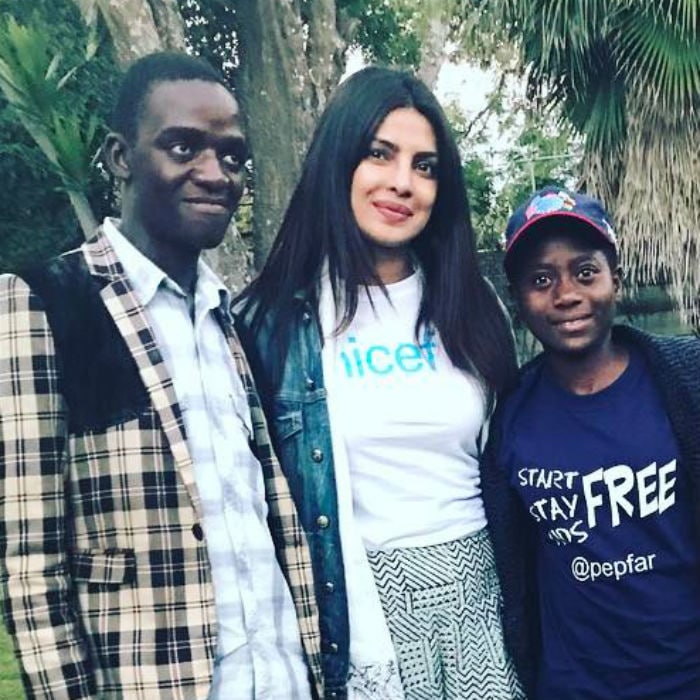 Priyanka Chopra has collaborated with UNICEF to help them end violence against children in South Africa.