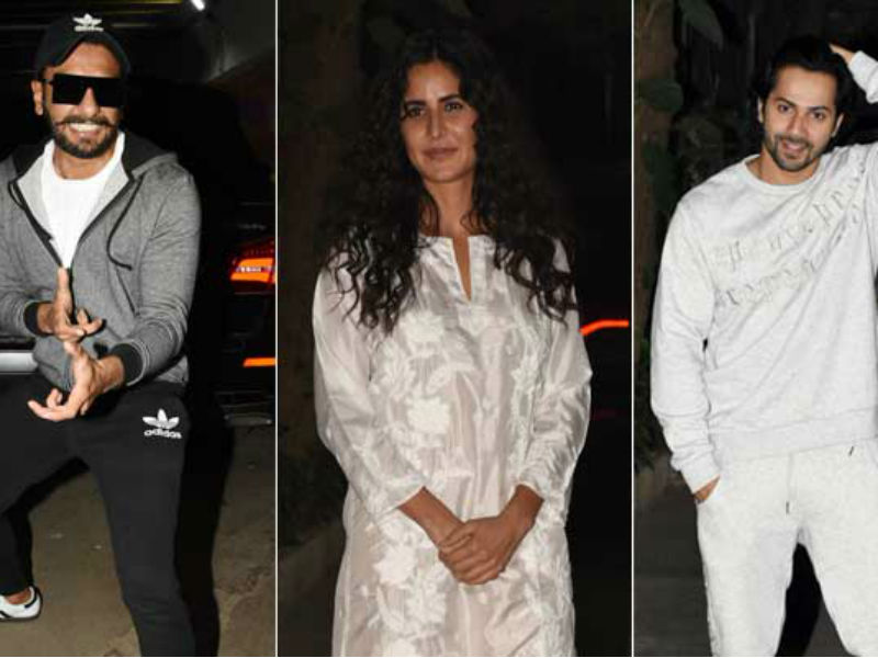 <I>Uri</I>: Katrina Kaif, Ranveer Singh, Varun Dhawan Attend Screening <I>Uri</I>: Katrina Kaif, Ranveer Singh, Varun Dhawan Attend Screening