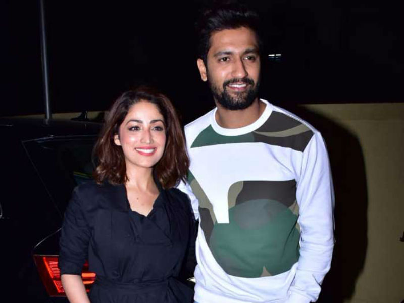 Vicky Kaushal, Yami Gautam, Isabelle Kaif At <I>Uri</I> Screening In Mumbai Vicky Kaushal, Yami Gautam, Isabelle Kaif At <I>Uri</I> Screening In Mumbai