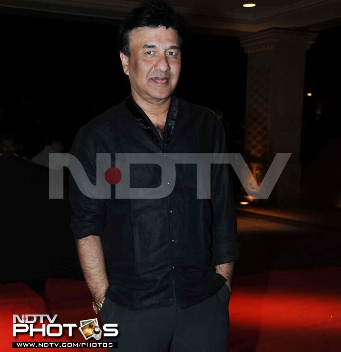 Music director Anu Malik smiles for the camera.