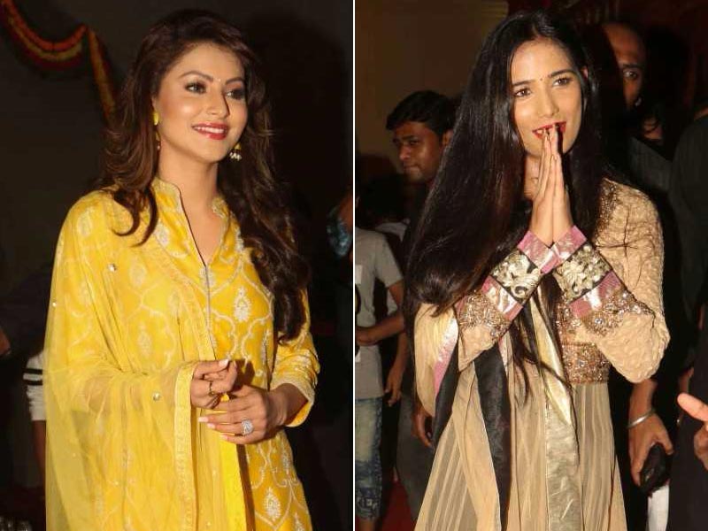 Urvashi Rautela And Poonam Pandey Offer Prayers To Lord Ganesha