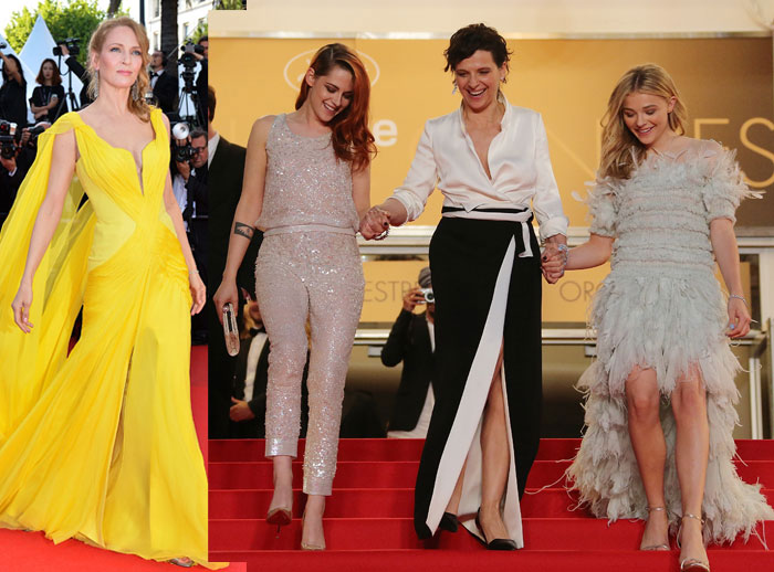 Femme Fatales@Cannes: Uma, Kristen, Chloe, Juliette