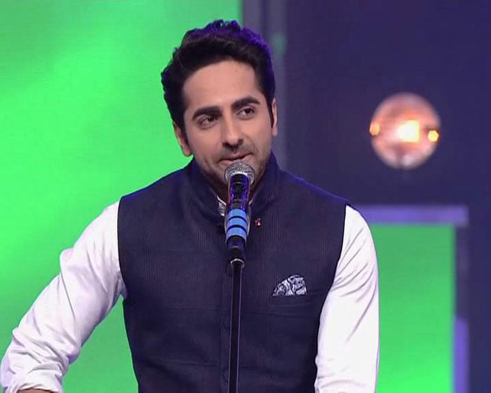 Ayushmann enthralled the audience by singing soulful numbers.