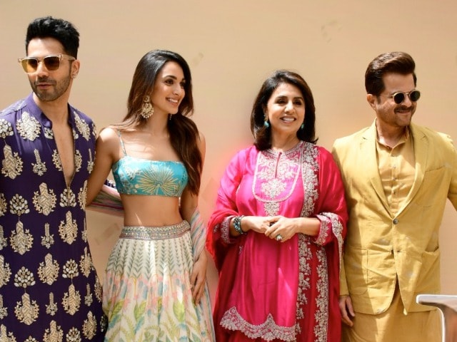 Photo : Varun Dhawan, Kiara Advani, Neetu Kapoor And Anil Kapoor Launch Jugjugg Jeeyo Trailer In Style