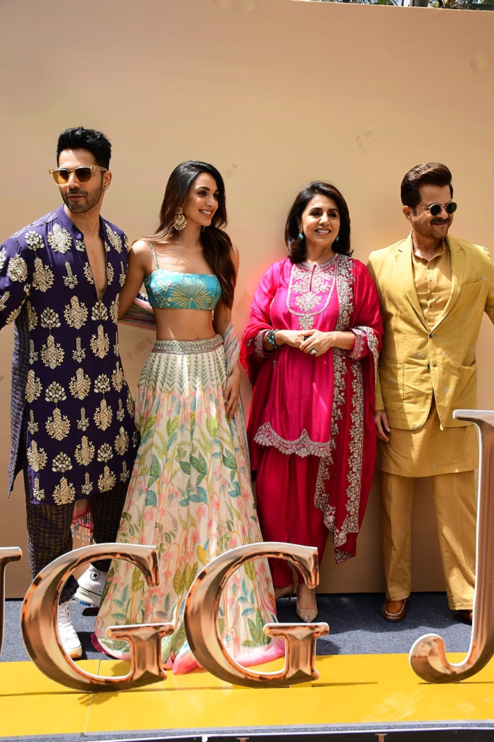 Varun Dhawan, Kiara Advani, Neetu Kapoor And Anil Kapoor Launch Jugjugg Jeeyo Trailer In Style