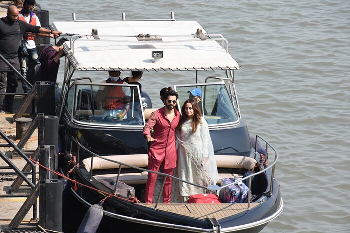 Varun Dhawan And Natasha Dalal Return To Mumbai, Hand-In-Hand