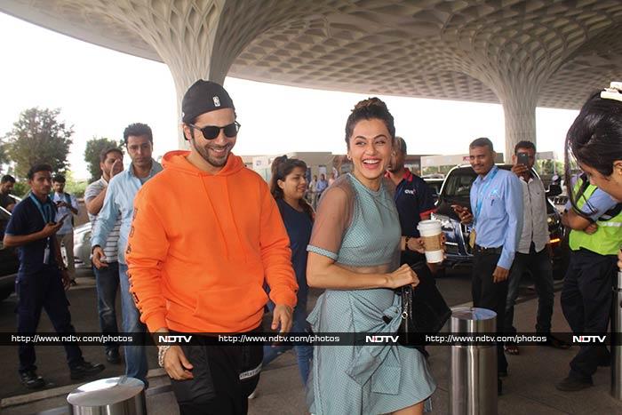 Varun And Taapsee Can\'t Stop Laughing