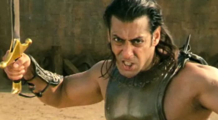 Salman plays the title role of Veer, the warrior prince.