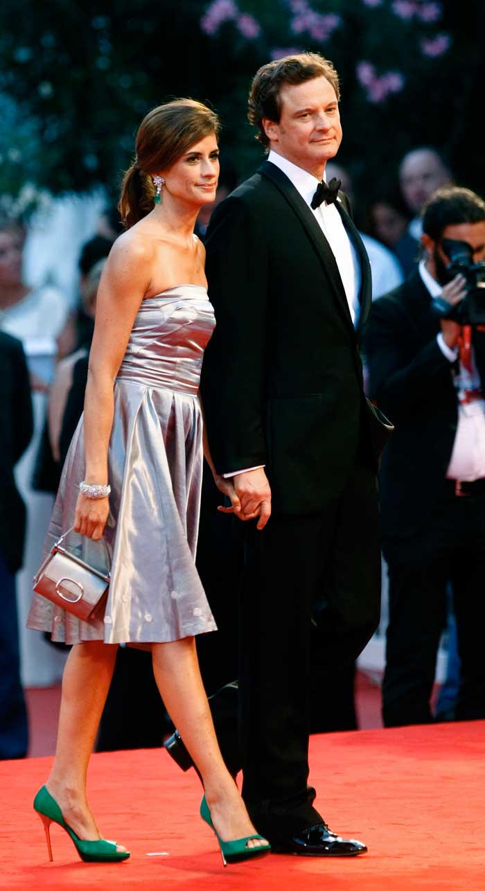 Colin Firth, Selma Blair on the red carpet