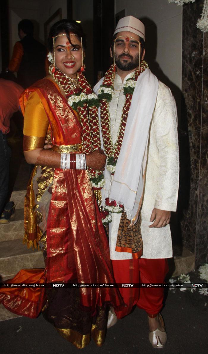Sameera Reddy marries Akshai Varde