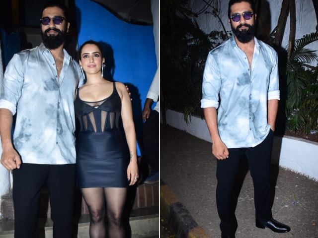 Vicky Kaushal And Sanya Malhotra Lit Up <i>Sam Bahadur</i> Success Party Like This