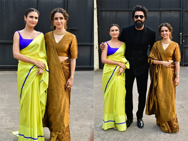 Vicky Kaushal, Sanya Malhotra And Fatima Sana Shaikh Were On Promotional Duty
