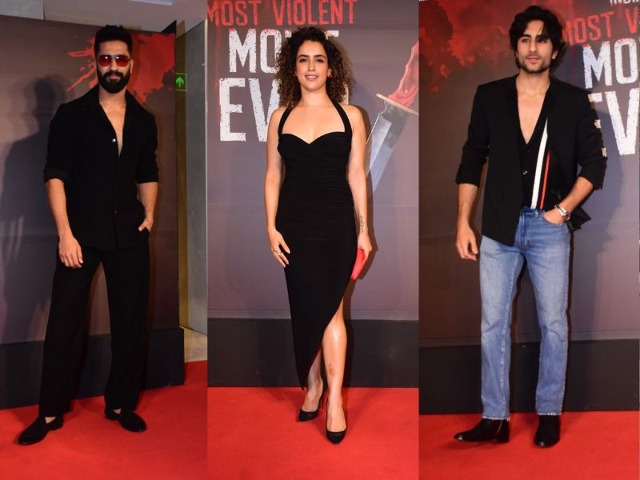 Vicky Kaushal, Sanya Malhotra, Ibrahim Ali Khan Paint The Town Black And How