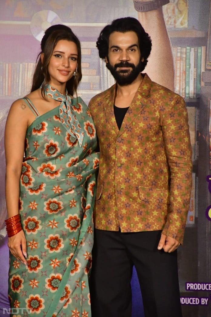 Seems like Rajkummar and Tripti had a blast together at the event  (Image Courtesy: Varinder Chawla)