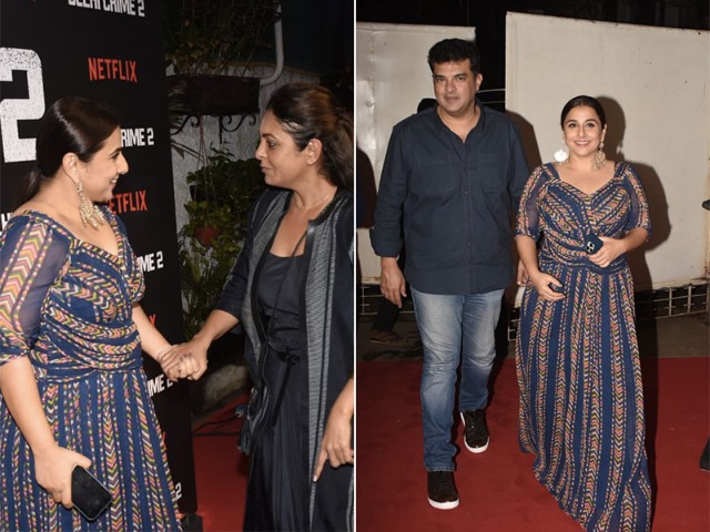 Vidya Balan And Siddharth Roy Kapur Watch Shefali Shah's <i>Delhi Crime 2</i>