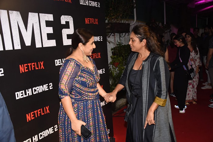 Vidya Balan and Shefali Shah were in a chatty mood.