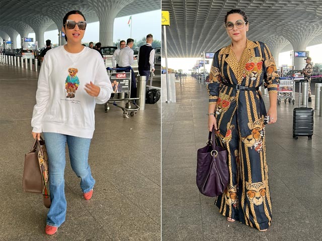 Vidya Balan And Parineeti Chopra's Airport Style