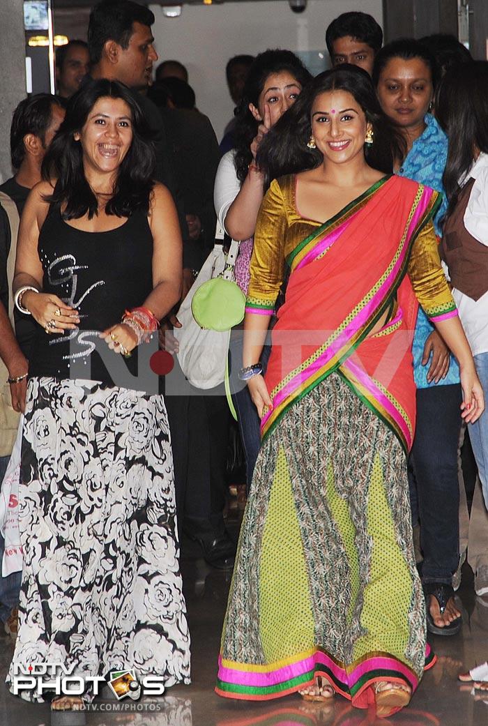 It was time to celebrate for Vidya Balan and Ekta Kapoor, basking in the super success of <i>The Dirty Picture</i>.