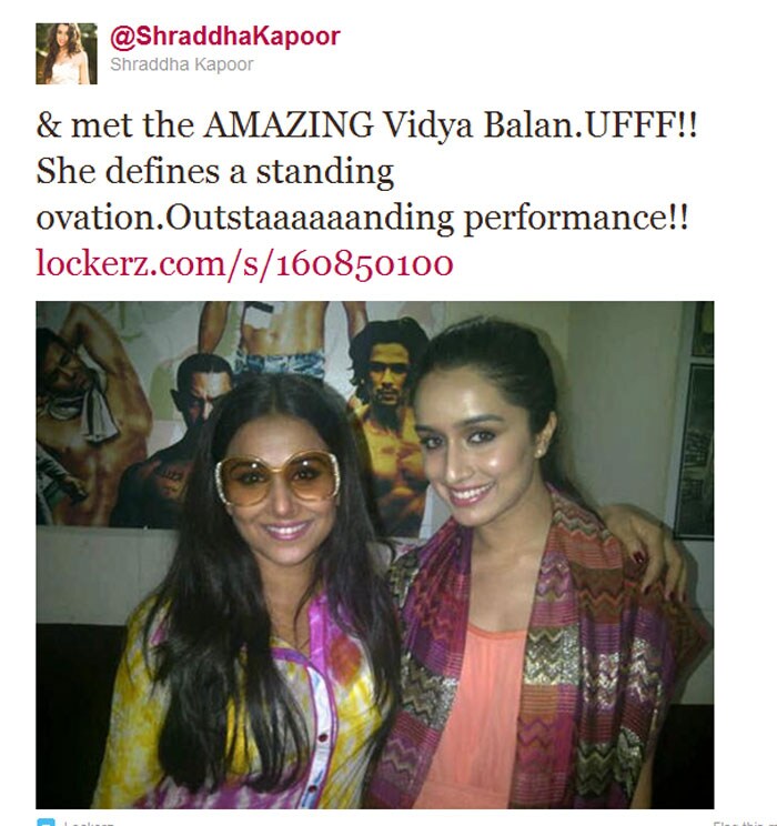 On Twitter, praise heaped on #VidyaBalan