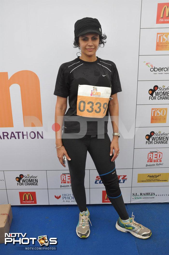 Akshay frenzy at women\'s half marathon