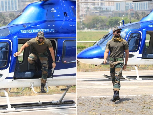 Vijay Deverakonda's Grand Entry In A Chopper. The Reason... Vijay Deverakonda's Grand Entry In A Chopper. The Reason...
