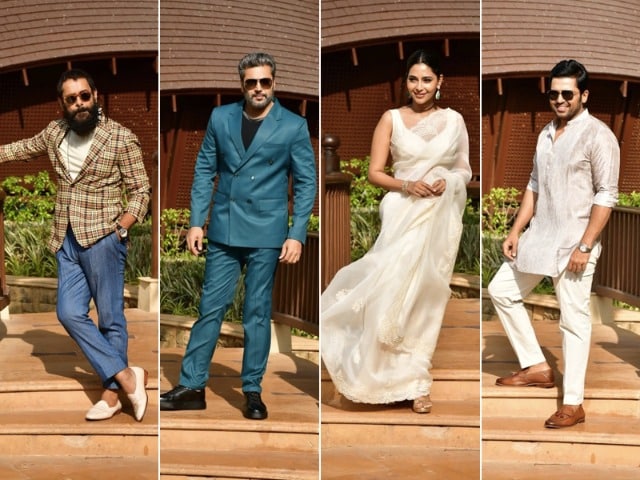 Photo : Vikram, Karthi, Jayam Ravi And Aishwarya Lekshmi Step Out For Ponniyin Selvan 2 Promotions