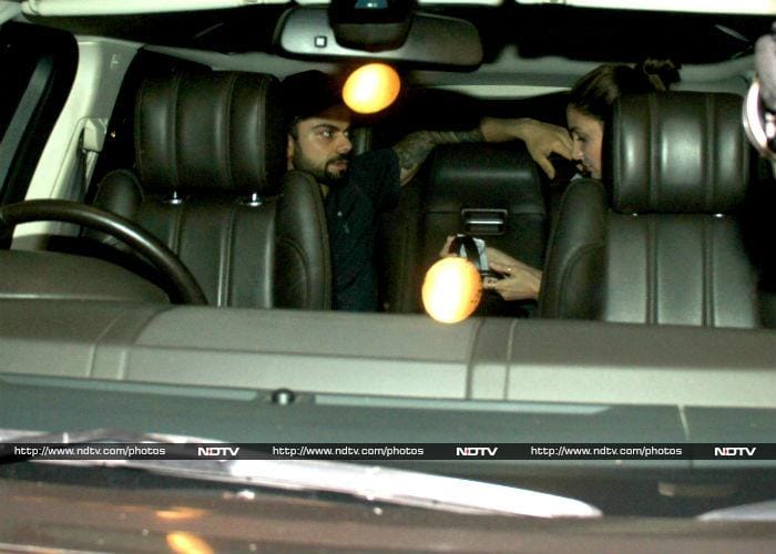 Cricketer Virat Kohli came to see off his girlfriend Anushka Sharma at the Mumbai International airport on June 2.