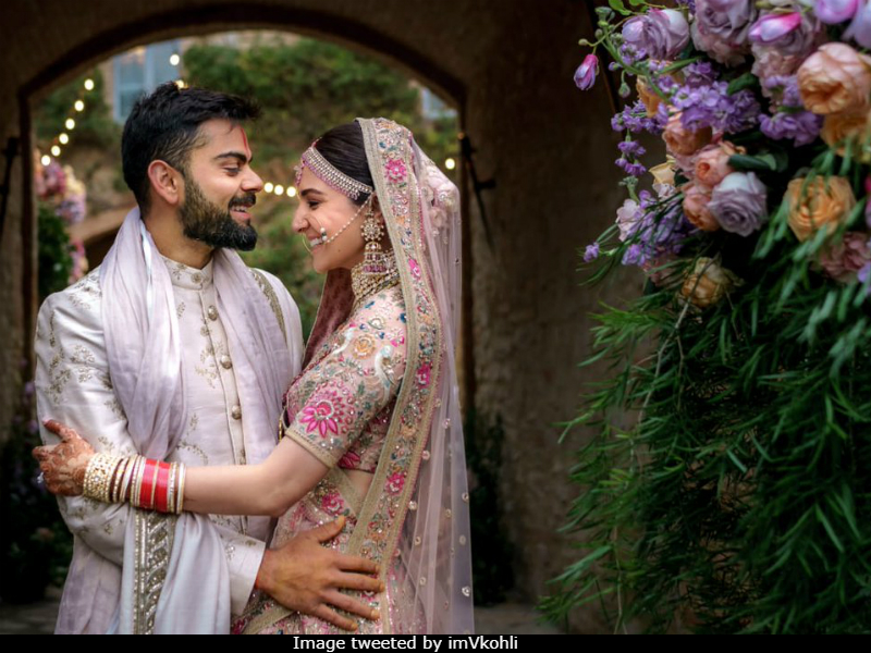 On First Anniversary, Anushka, Virat Share Unseen Pics From Their Wedding Album