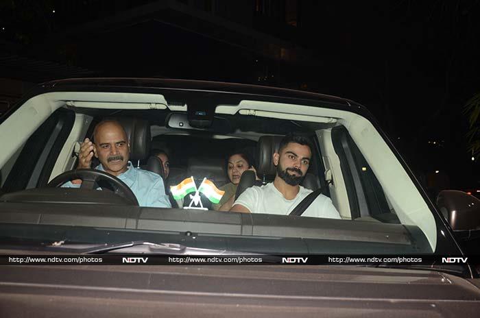 Virat Kohli Watches Pari With Anushka\'s Parents