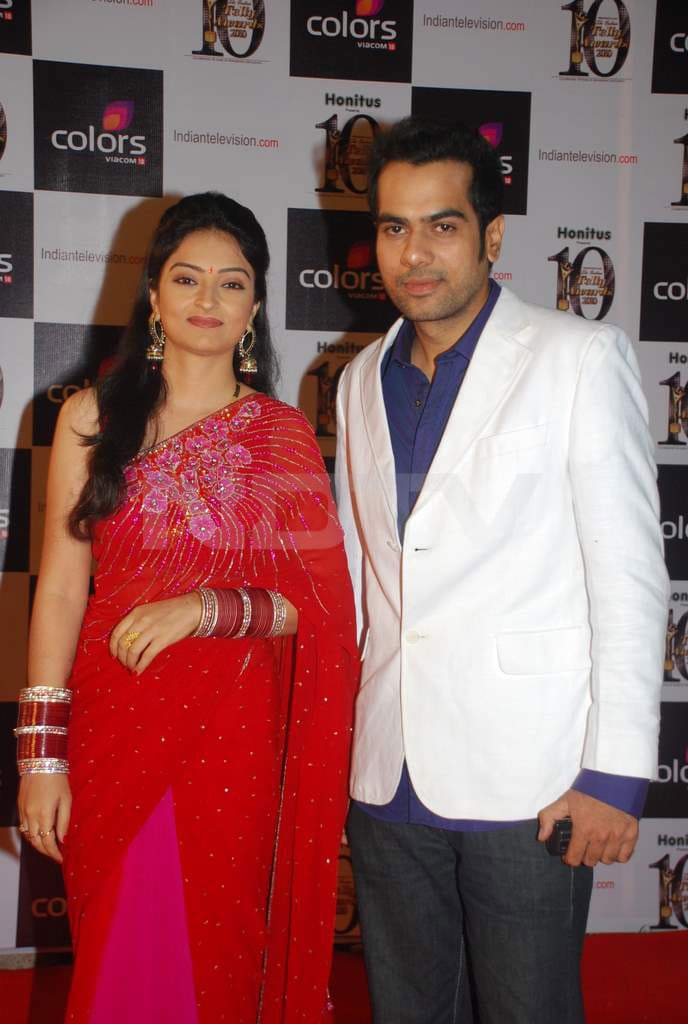 Priyanka, John at Indian Telly Awards