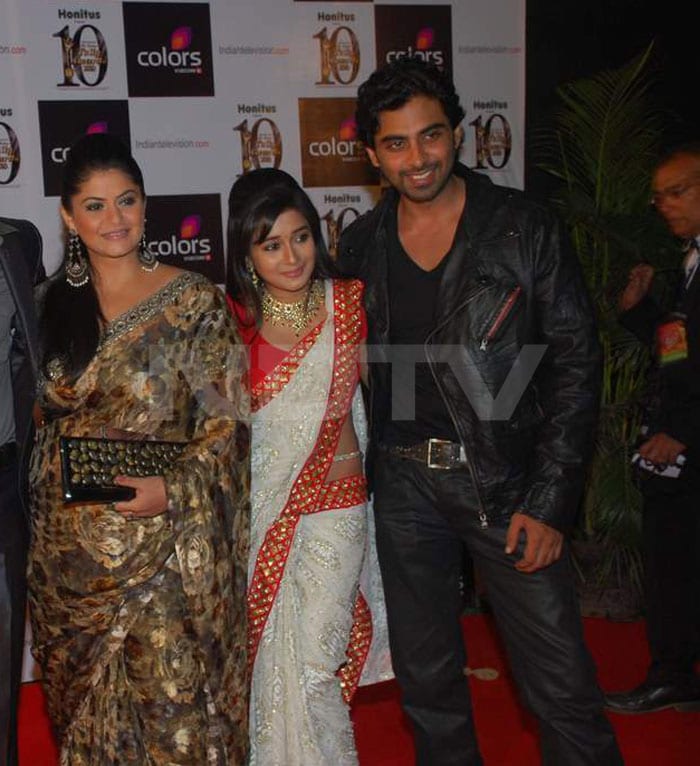 Priyanka, John at Indian Telly Awards