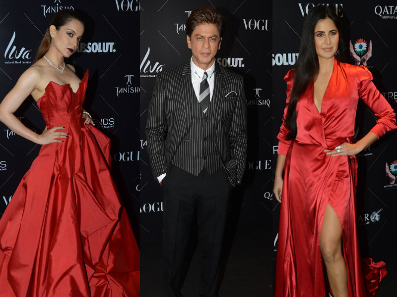 Photo : City Of Stars: Shah Rukh Khan, Katrina, Kangana En Vogue