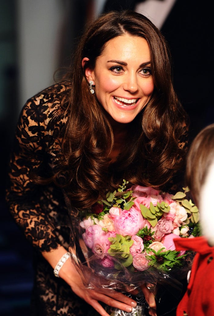 Day before birthday, Kate dazzles in lace