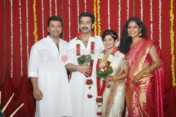 Wedding Pics: Prithviraj and Supriya