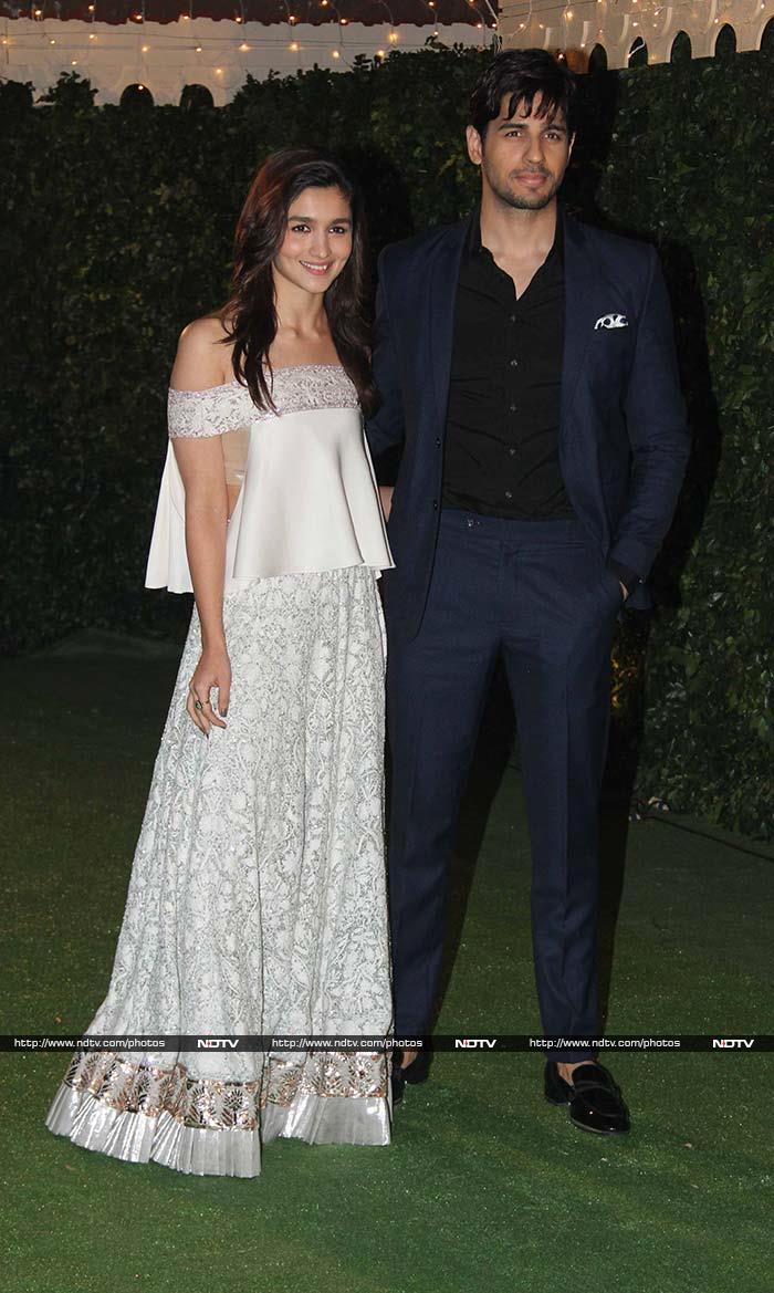 Katrina, Alia Turned Heads In White At A Wedding Reception