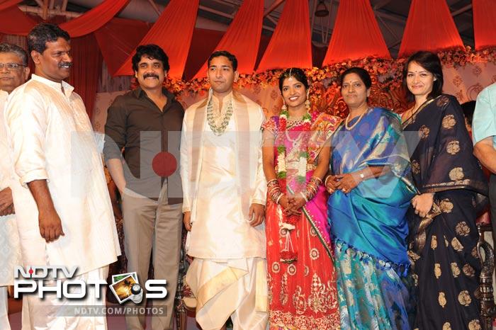 Stars at wedding of Shyam Prasad's daughter