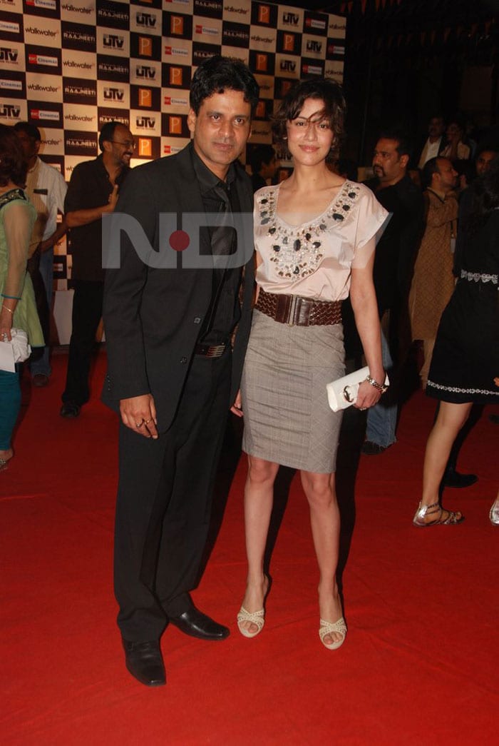 Manoj Bajpai tried his luck second time with Shabana Raza a.k.a Neha when the two tied the knot in 2005. Seems like all's well this time, as Neha says, ?I'm just happy I'm Mrs Manoj Bajpai.?