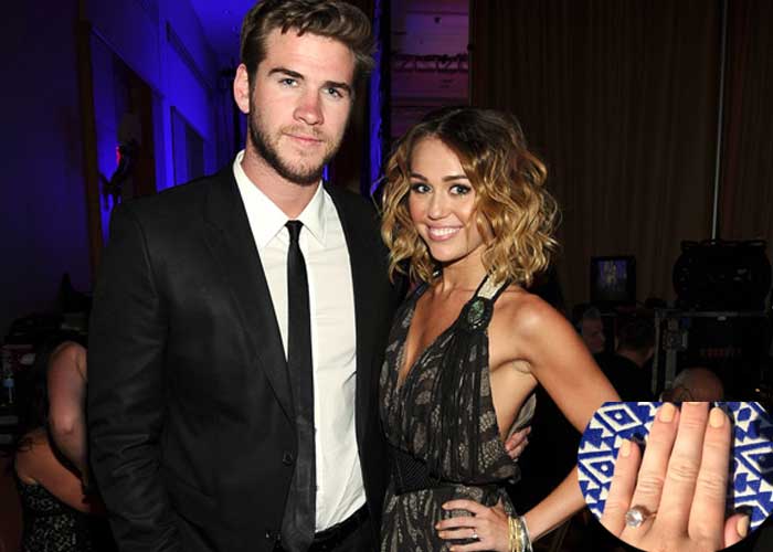 Miley Cyrus and Liam Hemsworth get engaged